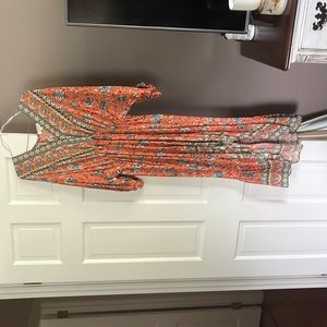 Umgee high low dress with great fall colors!